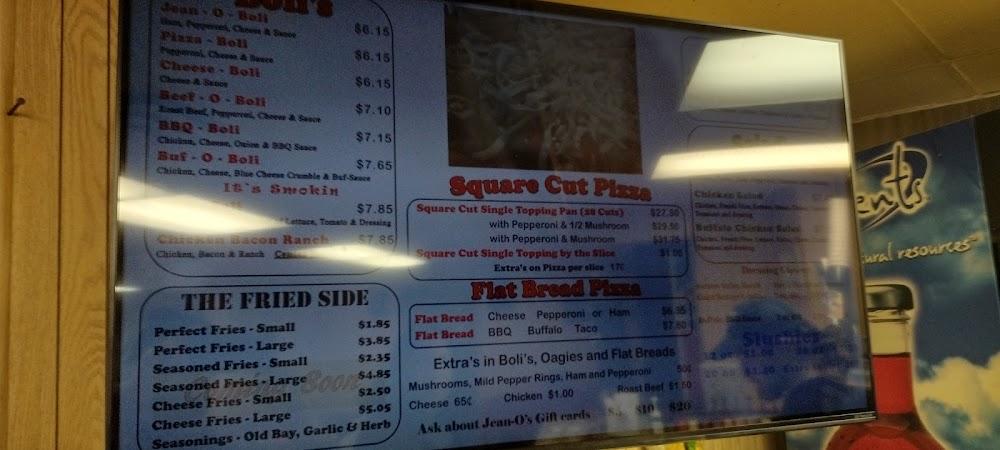 Jean-O's Pizzeria Menu image 3